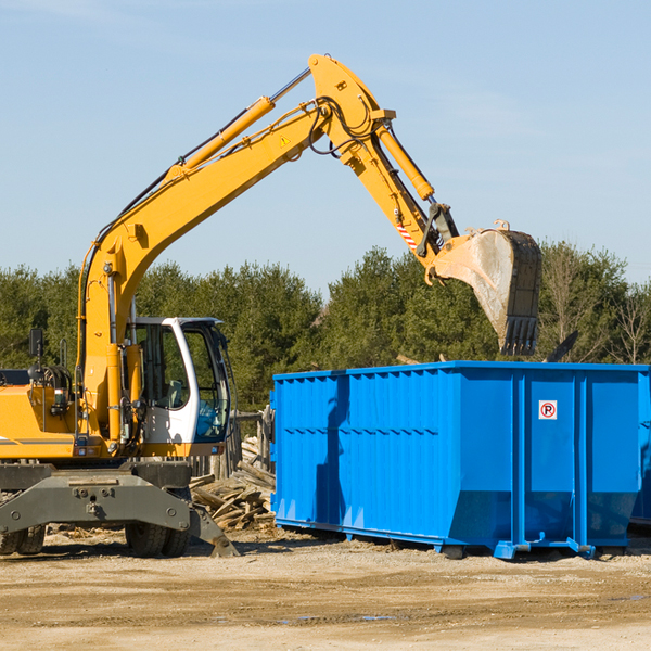 what size residential dumpster rentals are available in Sasakwa OK